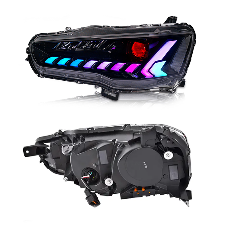 DK Motion For MITSUBISHI LANCER EVO X 2008-2017 Modified RGB Headlights