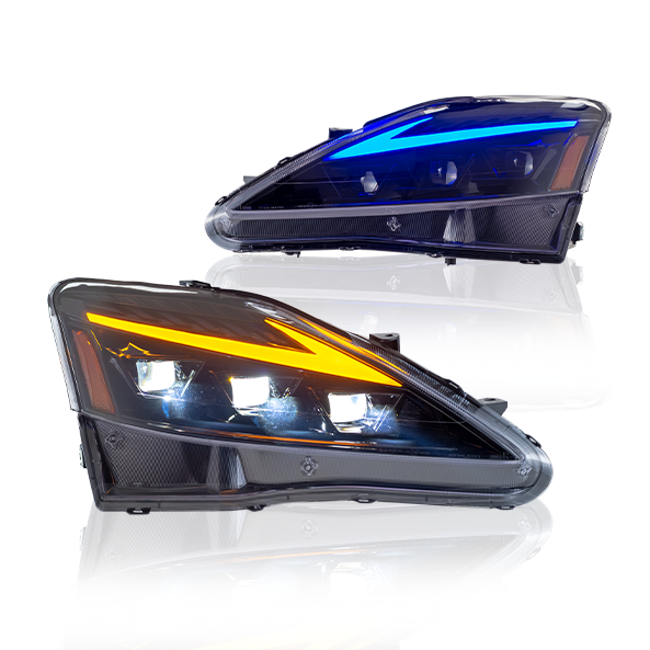 DK Motion Headlamps For LEXUS IS-250 350 2006-2013 Car Led Rear Lamps