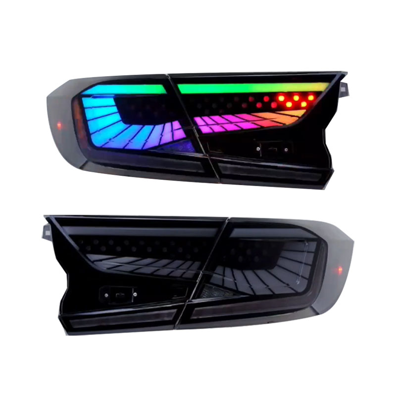 DK Motion RGB Taillights For Honda Accord 2018-2019 Car Led Rear Lamps V2